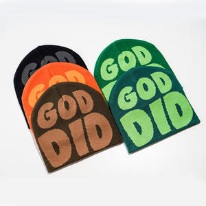 Bonnets en acrylique et bonnets tricotés personnalisés pour hommes - Product Image 1