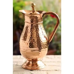 Attractive Copper Beverage Pitcher Designed for Dining <b>Table</b> Kitchen Water Serving and Gift Purpose - Product Image 2