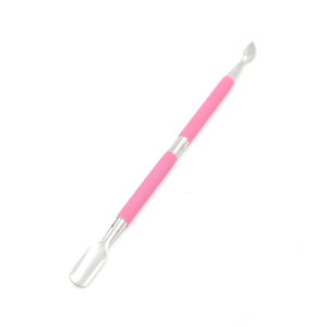 Pousse-cuticules professionnel en métal à double extrémité pour le soin et l'entretien des ongles - Product Image 2