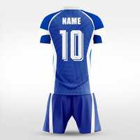 Ensemble maillot et short de football personnalisé – Tenue d'équipe avec logo, nom et numéro – 100 % polyester respirant et séchage rapide