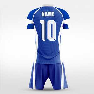 Ensemble maillot et short de football personnalisé, uniforme d'équipe, logo personnalisé, nom, numéro, kit sportif athlétique - Product Image 4