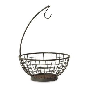 Corbeille à fruits minimaliste en fer noir, panier à fruits en fil métallique pour comptoir de cuisine, décoration de table à manger - Product Image 3