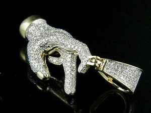 Colgante de Mano Estilo Hip Hop de Plata 925, Joyería Personalizada para Hombre, Regalo para Mejores Amigos - Product Image 3