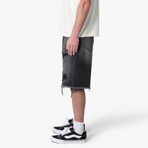 Shorts de Mezclilla para Hombre, Estilo Urbano de Verano, Corte Desgastado, Personalizados y de Alta Calidad - Product Image 4