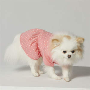 ODM Taiwan Made Polka Dot Pattern Cotton Dress for Fur <b>Dogs</b> Couple - Product Image 3