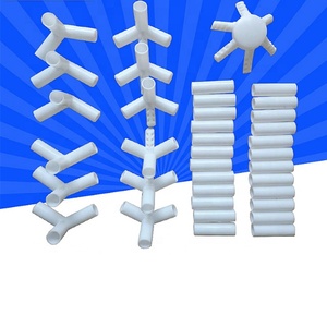 ข้อต่อท่อพีวีซีขนาด 8 มม. 12 มม. สำหรับประกอบเต็นท์ ตู้เสื้อผ้า บ้าน DIY - Product Image 4