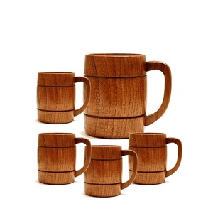 Mug en bois fait main, bois massif naturel, mug à café de style rustique, vaisselle écologique pour la maison, le restaurant, le café - Product Image 4