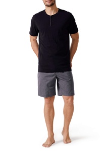 Conjunto de 2 piezas de ropa deportiva para hombre, camiseta de manga corta y pantalones cortos con cordón, holgados, talla grande - Product Image 5