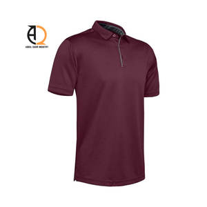 Camiseta Polo Bordada Personalizada con Diseño Gratuito, Transpirable, de Secado Rápido, Antiarrugas, de Color Sólido, para Golf - Product Image 3