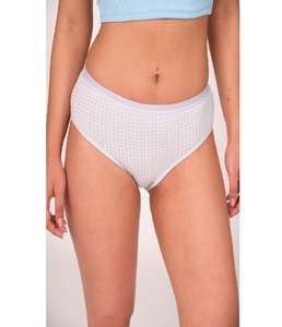 Culotte Hipster en Coton Doux pour Femme, Taille Mi-Haute, avec Ceinture Élastique Imprimée, Extensible et Légère pour Usage Quotidien - Product Image 5