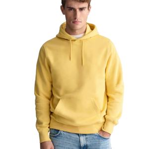 Algodón transpirable mezclado gimnasio sudaderas pesadas invierno más tamaño sudaderas con capucha hombres Unisex pulóver cuello redondo sudaderas con capucha para hombres - Product Image 1