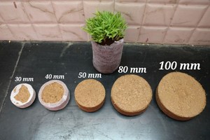 Discos de Turba Premium y Tapones de Fibra de Coco, Material Orgánico con Alta Retención de Agua, Biodegradable y Ecológico, Tamil Nadu, India - Product Image 5