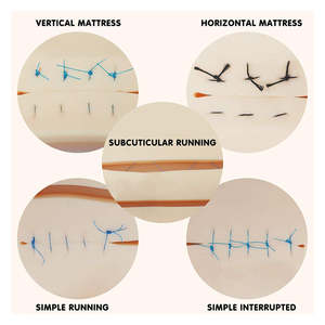 Kit de pratique de suture certifié pour étudiants en médecine vétérinaire - Ensemble d'instruments de chirurgie générale avec coussinets de peau et plaies Mahersi par Dentavex - Product Image 5