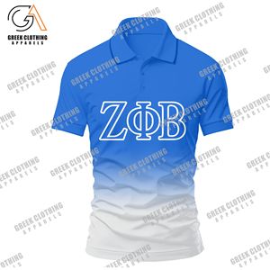 Camisetas Polo Zeta Phi Beta al Por Mayor a Precio de Fábrica, Alta Calidad, 100% Algodón, Diseño Personalizado, Impresión Suave, Transpirable, Bordado Corto - Product Image 6
