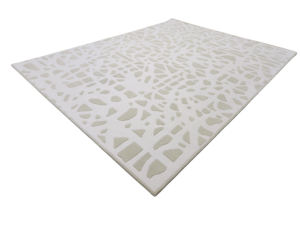 Alfombra Contemporánea de Alta Calidad Hecha a Mano en Lana, Color Beige y Verde, Alfombra Moderna para el Hogar, Apta para Mascotas, Antideslizante, Regalo de Navidad - Product Image 4