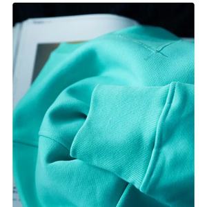 Sweat-shirt à col rond personnalisé 100% coton éponge français sweat-shirt à col rond blanc surdimensionné Streetwear luxe sweat à capuche à col rond - Product Image 6