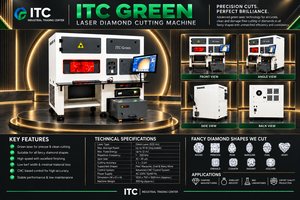 Nouvelle machine de découpe au laser vert CNC de haute précision ITC pour le traitement de bijoux fins, origine américaine, performance stable - Product Image 3