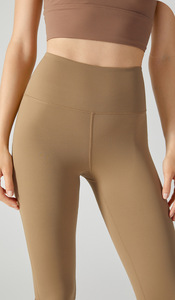 Wholesale Rate Customized Sized High Elastic Waist Flared Leggings Solid Casual Sweatpants <b>Women</b> Wide Leg <b>Yoga</b> <b>Pants</b> - Product Image 6