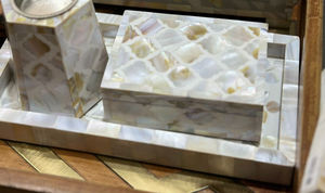 Venta caliente de lujo eléctrico hueso incrustaciones árabe Ramadam Eid Mubarak Bakhoor Oud quemador conjunto eléctrico vela calentador patrón - Product Image 2