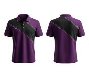 High Performance Sublimation Polo Shirt Shield Design Breathable Fabric for Men Women Youth Quick-Dry Dry-Fit Active Polo - Product Image 4