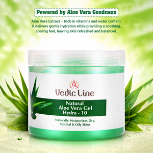 Gel de Aloe Vera Natural Hydra 10, Gel Calmante y Refrescante para Quemaduras Solares y Piel Irritada, Disponible a un Precio Accesible - Product Image 3