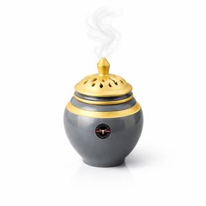 Quemador de incienso religioso de madera de acacia marrón hecho a mano con diseño impreso a mano, elegante soporte para incienso para decoración del hogar - Product Image 2