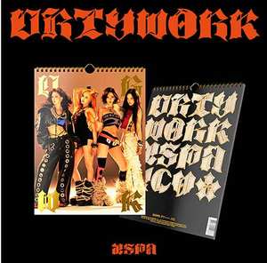 aespa Single Dirty Work Dirty Worker Ver. K-Pop Libro Electrónico (CD) con Materiales de Papel y Plástico, Idioma Coreano, Modelo para Todas las Edades - Product Image 1