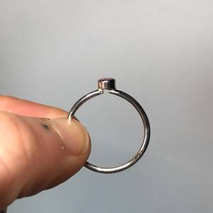 Bague en tourmaline rose facettée certifiée IGI, or 14 carats, argent sterling 925, bijoux de luxe haut de gamme, pierre de naissance d'octobre, cadeau pour femme - Product Image 5