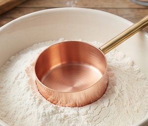 Elegante Juego de Tazas Medidoras de Cobre con Asas de Latón, Herramientas de Medición de Metal Resistentes al Calor, Ideales para Uso en la Cocina - Product Image 3