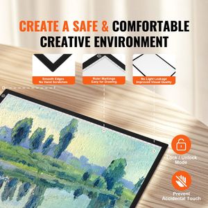 Tavola Luminosa LED A3 con 3 Livelli di Luminosità Regolabile, Alimentata via USB, per Tracciare Disegni e Pittura Diamante - Product Image 6