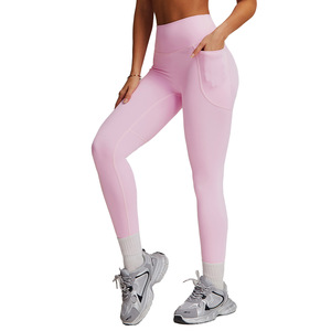 High Quality Plus Size Women's Seamless Winter Legging with Customized Design Mid Waist Solid Color - Product Image 5