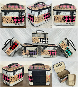 Nuevo Estuche de Joyería Personalizado Hecho a Mano en Cuero Genuino de Vaca, Organizador de Viaje Estilo Western para Collares y Pendientes - Product Image 3