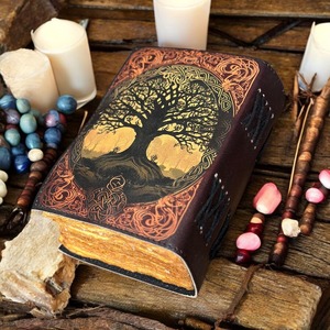Genuine Leather printed <b>Journal</b> Notebook Handmade Vintage <b>Writing</b> Diary Refillable Travel Notebook - Product Image 2