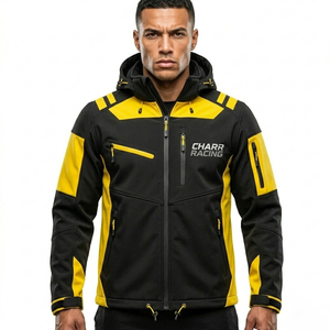 High Quality Outdoor <b>Racing</b> <b>Jacket</b> Softshell Hooded Windproof Waterproof Performance <b>Jacket</b> Men - Product Image 6