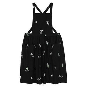 Women's Sleeveless Thermal Classic <b>Apron</b> Floral Embroidery Cross Back Design for Kitchen Daily - Product Image 6