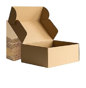 Boîte d'expédition en carton ondulé brun 3 plis, 7 x 4 x 2 pouces, pour l'e-commerce, la vente au détail et les petits produits - Product Image 1