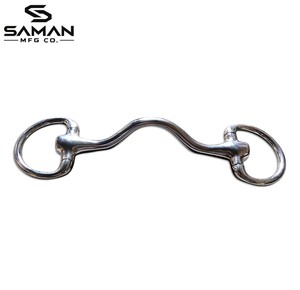 Bocado de entrenamiento Premium Eggbutt de boca ancha con contacto suave, mejillas de acero inoxidable, para principiantes en la educación equina. - Product Image 6