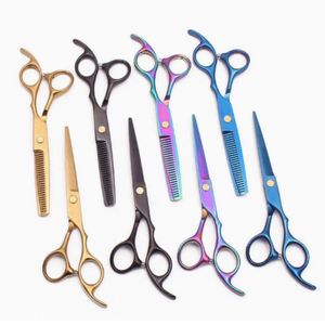 Kit de Tijeras de Peluquería de 6 Pulgadas, Tijeras de Entresacar de Acero Inoxidable, Juego de Tijeras de Barbero para Peluquería - Product Image 5