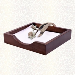 Porta Servilletas Metálico Clásico para Cocina, Mesa de Comedor, Restaurante, Elegante Porta Servilletas de Acero Inoxidable para Comedor - Product Image 2