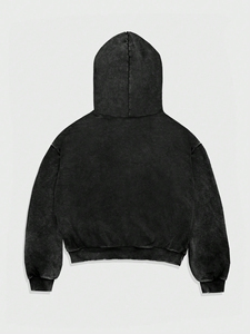Sudaderas Extra Grandes para Hombre con Logotipo Bordado Personalizado, Hechas con Tela de Algodón Premium, Corte Holgado, Perfectas para el Invierno - Product Image 2