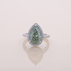 Anillo de Compromiso de Moissanita Refinada de Proveedor Indio para Mujer, Diseñado para Ocasiones Especiales Memorables, Disponible en Grandes Cantidades - Product Image 6