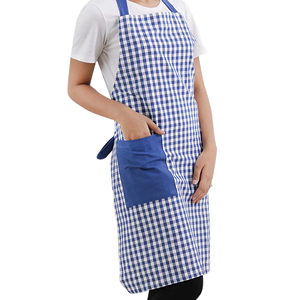 100% Cotton Sleeveless <b>Pocket</b> Apron Woven Customisable Eco-Friendly Durable Reusable Soft Daily Sanitary - Product Image 1