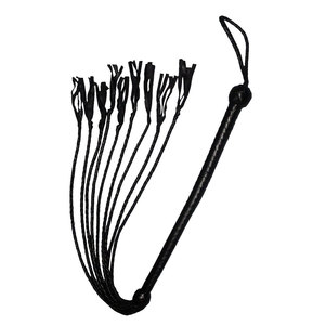 Premium <b>Leather</b> <b>Flogger</b> With Soft Straps Strong Handle Comfortable Grip For Daily Use Durable Handmade Design - Product Image 1
