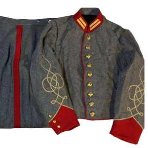 นี่คือเสื้อแจ็คเก็ตผ้าทวีดสีน้ำตาลลายอาร์ไกล์พร้อมเสื้อกั๊ก 5 กระดุมเข้าชุดกัน - Product Image 6