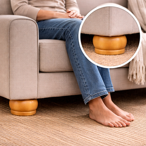 Classic Turned Wooden Furniture Leg Decorative Vintage Style for Sofa Cabinet Coffee Table Replacement - Product Image 4