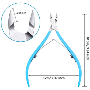 คีมตัดหนังสำหรับดูแลเล็บกรรไกรตัดเล็บทำจากสแตนเลสสีที่กำหนดเอง - Product Image 2
