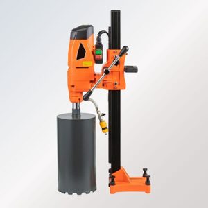 Machine de forage à noyau orange pour béton, équipement de découpe avec mandrin pour le perçage de pierre en construction - Product Image 1