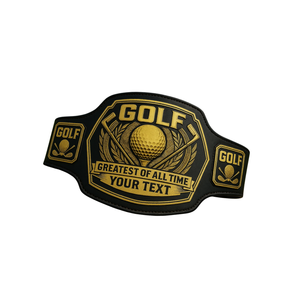 Cinturón de Campeón de Golf Personalizable, Cinturón de Campeonato del Mejor de Todos los Tiempos, Personalizado con Tu Texto, Trofeo Deportivo Premium - Product Image 6
