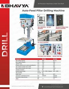 High Quality 13mm Pillar <b>Drilling</b> <b>Machine</b> Light Duty Non Geared MT2 Spindle Taper 400-1800 RPM Fine Feed Workshop Drill Press - Product Image 1