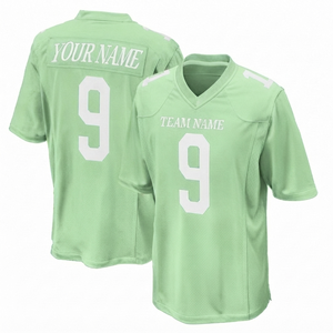 เสื้อฟุตบอลอเมริกันแบบยูนิเซ็กซ์ รุ่นปี 2026 ทันสมัย ผลิตตามสั่ง ระบายอากาศได้ดี ผลิตจากโพลีเอสเตอร์แบบซับลิเมชั่น แขนสั้น ไซส์พลัส เสื้อกีฬา - Product Image 1